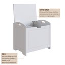 Ver imagem 7 de Baú Davi Retrô com Divisória Interna 100% Mdf 15cm Bp – 55cm X 51cm X 40cm Lxaxp