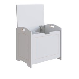 Baú Davi Retrô com Divisória Interna 100% Mdf 15cm Bp – 55cm X 51cm X 40cm Lxaxp - 4