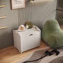 Ver imagem 1 de Baú Davi Retrô com Divisória Interna 100% Mdf 15cm Bp – 55cm X 51cm X 40cm Lxaxp