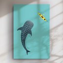 Ver imagem 2 de Quadro Decorativo Baleia e Barco