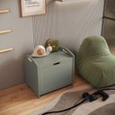 Ver imagem 1 de Baú Davi Retrô com Divisória Interna 100% Mdf 15cm Bp – 55cm X 51cm X 40cm Lxaxp