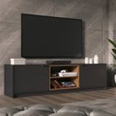 Ver imagem 1 de Rack para TV até 60 Polegadas 180cm Cinza