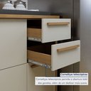 Ver mais imagens de Cozinha Completa Modulada 3 Peças 7 Portas 2 Gavetas Marrom/Cinamomo/Off White