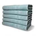 Ver imagem 3 de 10 Toalhas Super Felpudas Grande e Grossa 5 Verde 5 Cinza