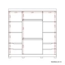 Ver imagem 6 de Guarda-roupa Casal 4 Portas 4 Gavetas Doble