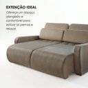 Ver imagem 4 de Sofá Confort Retrátil 3 Lugares 190cm Lisboa