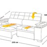 Sofá Manaus 230cm Retrátil e Reclinável - 3