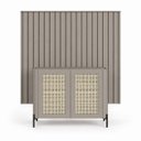 Ver imagem 2 de Kit Smart com Buffet Bend Sextavado Principal Incolar Grigio Metal Preto