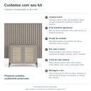 Ver imagem 4 de Kit Smart com Buffet Bend Sextavado Principal Incolar Grigio Metal Preto
