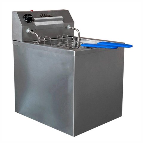 Fritadeira Elétrica de Mesa Sebem 15 Litros 5000w 2 Cestos 220v Sfm15-5000