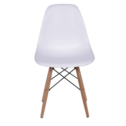 Conjunto Mesa de Jantar Cone Redonda 120 cm Ébano + 5 Cadeiras Eames Dkr Wood Personal Decor - 4