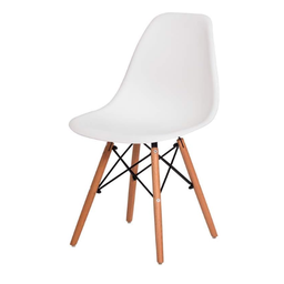 Conjunto Mesa de Jantar Cone Redonda 120 cm Ébano + 5 Cadeiras Eames Dkr Wood Personal Decor - 2