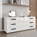 Ver imagem 1 de Cômoda 6 Gavetas Lisboa Branco