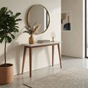 Ver imagem 5 de Aparador Buffet Onix Vidro Off-white para Sala e Hall Sofisticado com Pes Imbuia Design - Imbuia