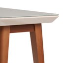 Ver imagem 2 de Aparador Buffet Onix Vidro Off-white para Sala e Hall Sofisticado com Pes Imbuia Design - Imbuia