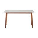 Ver imagem 3 de Aparador Buffet Onix Vidro Off-white para Sala e Hall Sofisticado com Pes Imbuia Design - Imbuia