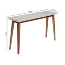 Ver imagem 4 de Aparador Buffet Onix Vidro Off-white para Sala e Hall Sofisticado com Pes Imbuia Design - Imbuia