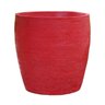 Vaso Planta 50x50 Oval Moderno Polietileno - VERMELHO PAU BRASIL 005 - 1