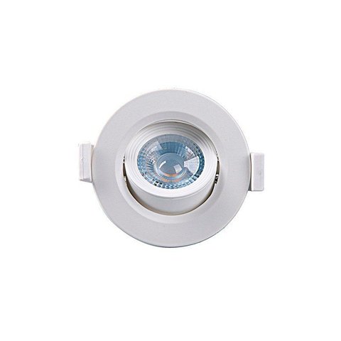 Kit 10 Spots de Led Taschibra Alltop Mr16 Redondo 5w Bivolt 6500k Luz Branca