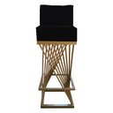 Ver imagem 2 de Kit 10 Banquetas Luma Base de Ferro Sued Preto - D'classe Decor