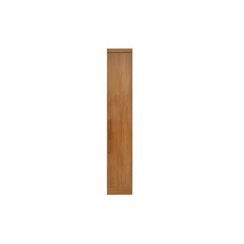 Módulo de Quarto Solteiro Guarda Roupa Rizon C- 1 Porta Freijó Cumaru - Novo Horizonte