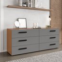 Ver imagem 1 de Cômoda 6 Gavetas Lisboa 