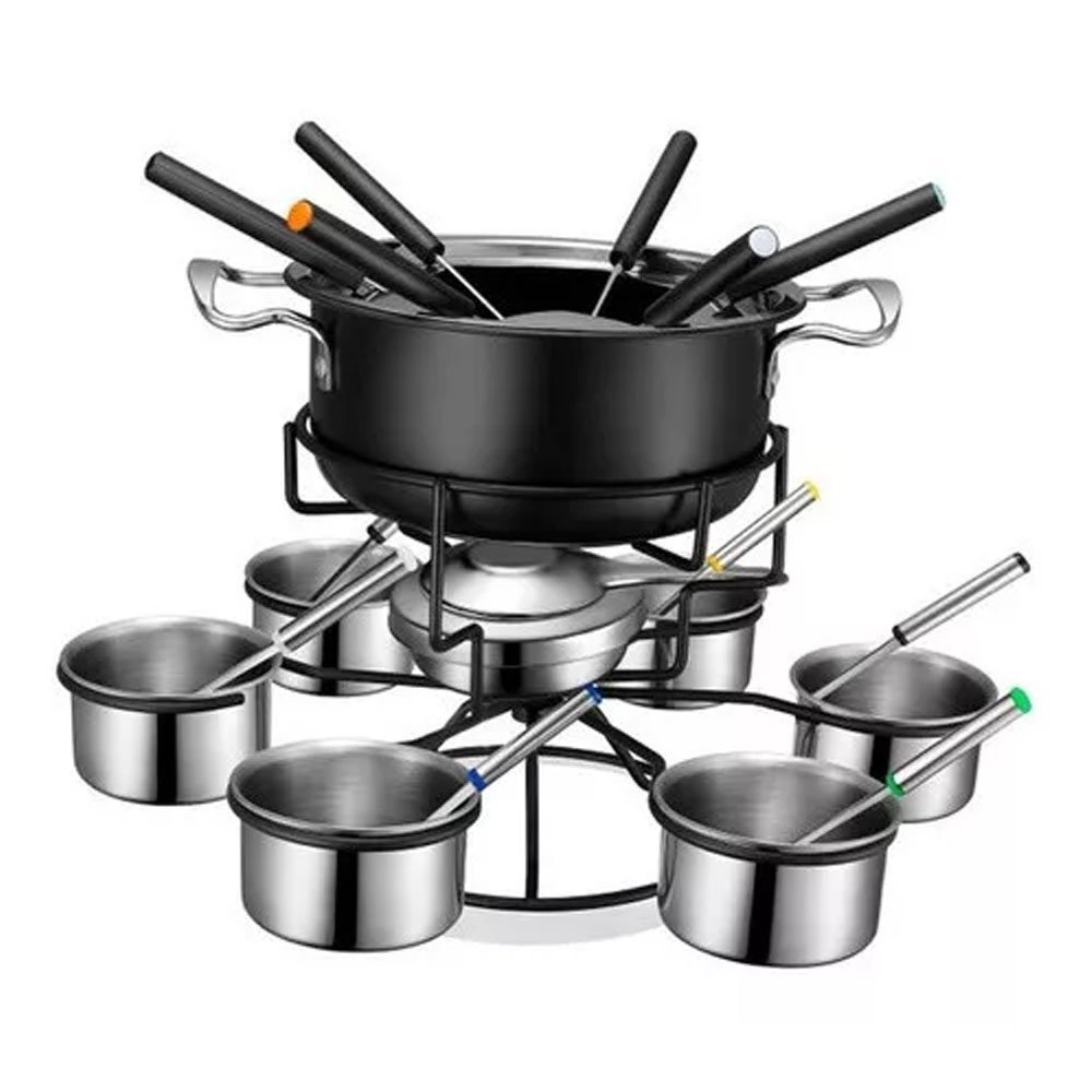 Siméo FDI720 : Fondue Digitale Inox - 3 Modes (huile, Fromage, Chocolat) - Cuisson Précise Et Sans Souci