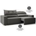 Ver imagem 4 de Sofá Lord 2,00m Retrátil e Reclinável Velosuede - Netsofas