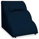 Ver imagem 1 de Escada Pet 46cm Estofada para Cachorro Nuvem R01 Veludo Azul Marinho - Annie Decor