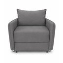 Ver imagem 4 de Poltrona Confortável 125cm Daiana Suede Cinza Império Decor