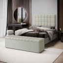 Ver imagem 1 de Kit Painel Rana 160 e Calçadeira Alpha Veludo Aradecor