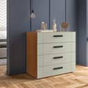 Ver imagem 1 de Cômoda 4 Gavetas Lisboa 