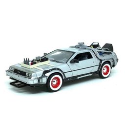 Miniatura Carro Carro Delorean Time Machine Carro de Filmes - 1