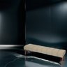 Recamier Estofada Casal Queen Luxo Veludo Bege Escuro Ateliê do Conforto Recamier Casal Queen Estofa - 2