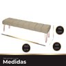Recamier Estofada Casal Queen Luxo Veludo Bege Escuro Ateliê do Conforto Recamier Casal Queen Estofa - 6