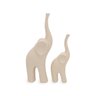 Kit Escultura Elefantes em Ceramica Mart - 1