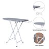 Mesa Tábua de Passar Roupas Dobrável Aço Resistente Tecido Térmico 3 Regulações - Branco -RPM - 5