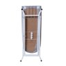 Mesa Tábua de Passar Roupas Dobrável Aço Resistente Tecido Térmico 3 Regulações - Branco -RPM - 3