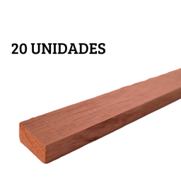 20 Ripas Sarrafos Eucalipto 1x2x70cm Aplainado Artesanato - 2