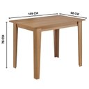 Ver imagem 6 de Conjunto de Jantar 4 Lugares com Mesa Retangular Tampo MDF 1,10m e 4 Cadeiras Delta Nicoli