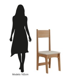 Conjunto de Jantar 4 Lugares com Mesa Retangular Tampo MDF 1,10m e 4 Cadeiras Delta Nicoli  - 9