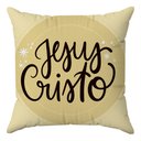 Ver imagem 3 de Kit 3 Capas Almofadas Jesus Cristo Salvador 45x45 Id Decor Natal