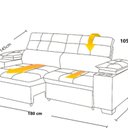 Ver imagem 5 de Sofá Manaus 180cm Retrátil e Reclinável
