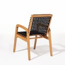 Ver imagem 7 de Conjunto 2 Bancos 2 Cadeiras 1 Mesa 180cm - Varanda Coberta/área Gourmet Traço