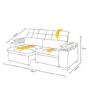 Ver imagem 3 de Sofá Manaus 180cm Retrátil e Reclinável