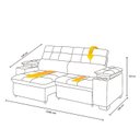 Ver imagem 3 de Sofá Manaus 200cm Retrátil Reclinável