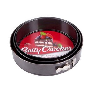 Kit Jogo 3 Formas Antiaderente Removível Assadeira Bolos Utensílios Cozinha Forno Betty Crocker