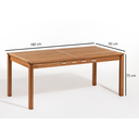 Ver imagem 3 de Conjunto com 2 Bancos, 2 Cadeiras com Braço e 1 Mesa 180cm Traço Marrom/Stain Jatobá/Areia