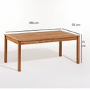 Ver imagem 3 de Conjunto 2 Bancos 2 Cadeiras 1 Mesa 180cm - Varanda Coberta/Área Gourmet Traço Marrom/Stain Jatobá/C