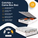 Ver imagem 6 de Cama Box Baú com Colchão Ortopédico de Espuma D33 a  Vácuo Sonno Full - Lucas Home - Queen